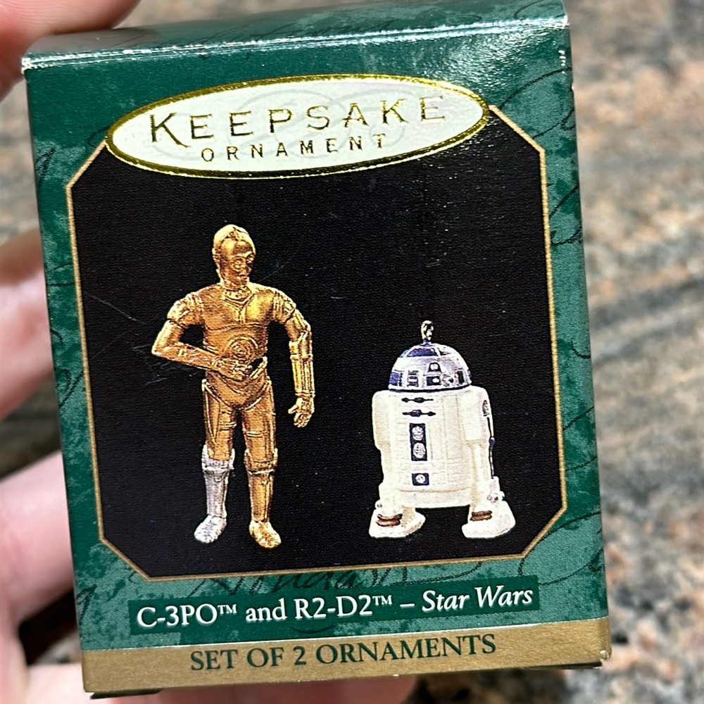 Hallmark Set of 2 C-3PO and R2-D2 Star Wars Ornaments 1997 - Picture 4 of 5